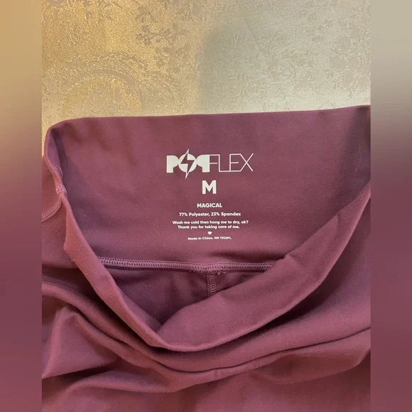 Popflex Burgundy Athletic Skirt - Picture 4 of 5